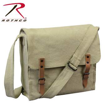 Rothco Black Canvas Jumbo Musette Bag - 2355 